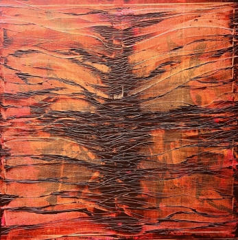 Juščák - kříž - 80 x 80 cm  